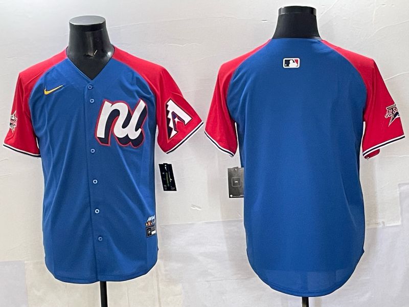 Men Arizona Diamondback Blank Blue red All star 2025 Nike MLB Jersey style 01-0